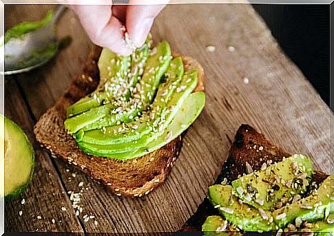 Avocado toast for breakfast