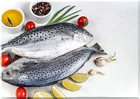 Fresh fish included in the Atlantic diet