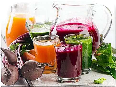 4 juices for 100% natural skin blemishes