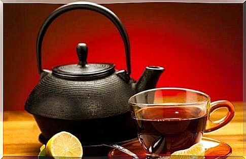 Remedies with black tea and lemon