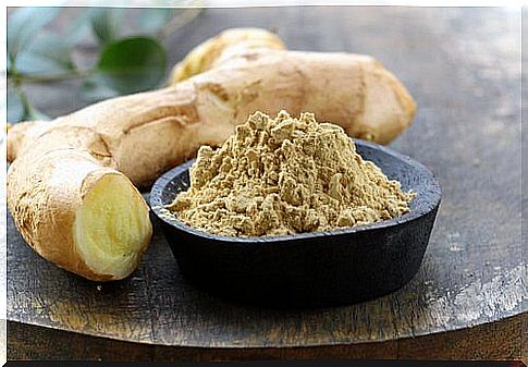 Ginger on the list of natural remedies for swollen hands