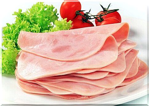 Balanced meals for losing weight with turkey ham