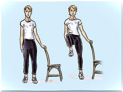 With a chair, you can practice many exercises to tone the body