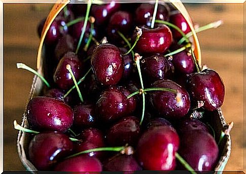 Among other things, a handful of cherries helps cleanse your skin