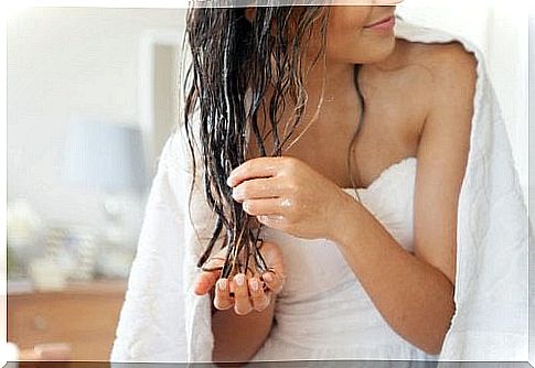 You can use coconut oil as a hair conditioner