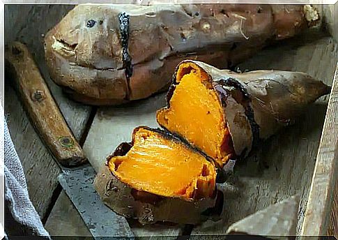 Sweet potato included in the paleo diet for children