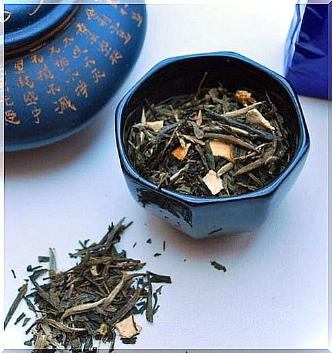 Blue tea is also called oolong tea