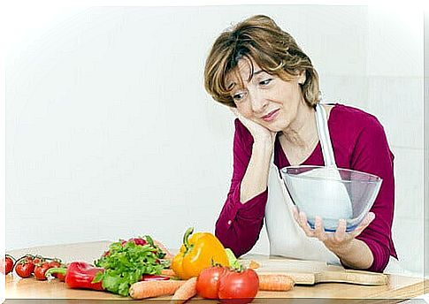 Eat more green vegetables at menopause