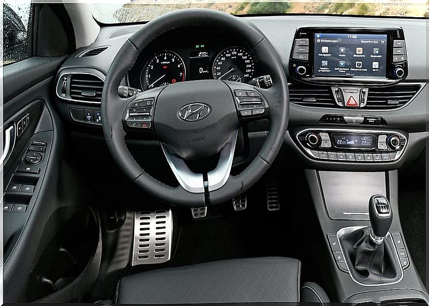 Interior of the 2018 Hyundai i30 Fastback.