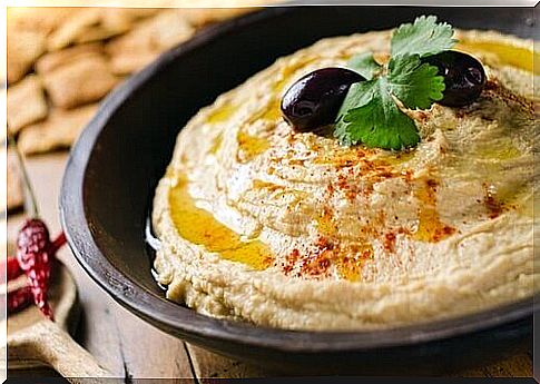 Bowl of hummus