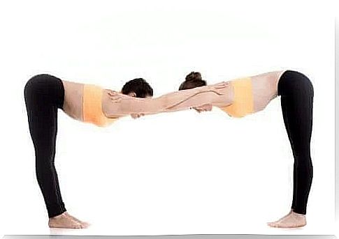 Uttanasana position